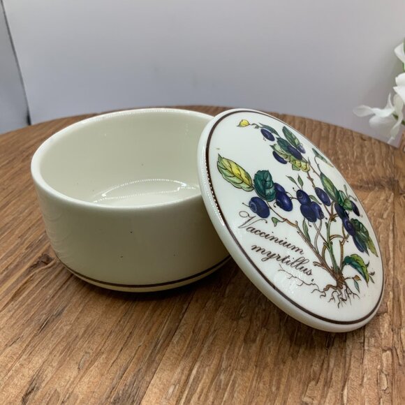 Villeroy and Boch Vintage German Myrtillus Porcelain Berries Trinket Box - Picture 3 of 7